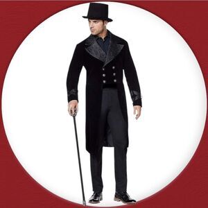 Victorian Vampire Jacket Costume Large